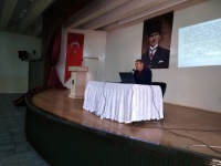  Yüksekokulumuz konferans salonunda “Mehmet Akif Ersoy ve İstiklal Marşı” konulu konferanslar gerçekleştirilmiştir. 