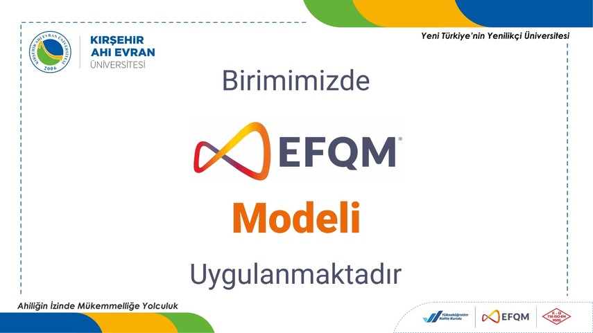 EFQM Modeli Çalışmaları